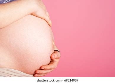 Naked Stomach Pregnant Woman Stock Photo Shutterstock