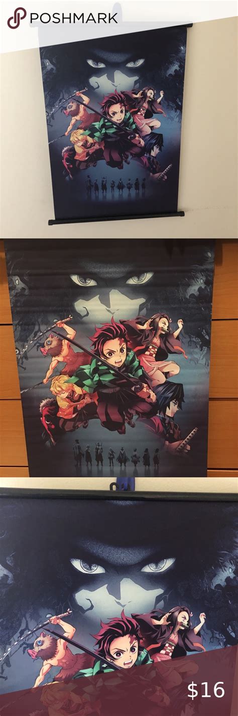 Demon Slayer Wall Scroll Slayer Demon Little Tokyo