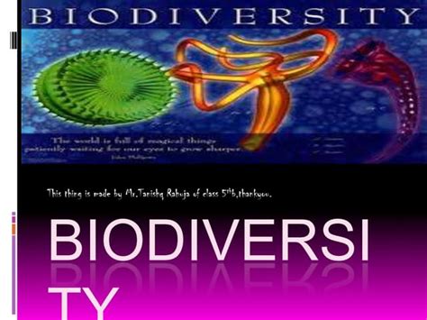 biodiversity | PPT