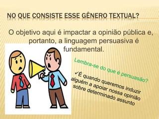Manifesto Genero Textual - Produção Textual - Manifesto | PPSX