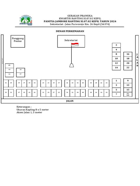 revisi denah perkemahan