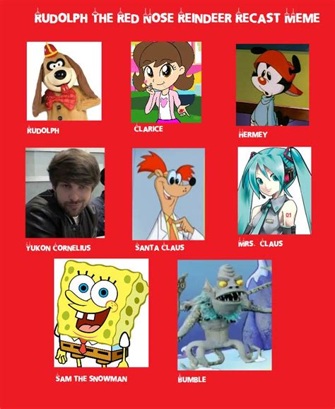 Rudolph Recast Meme Jazzystar123 Vesrion By Jazzystar123 On Deviantart