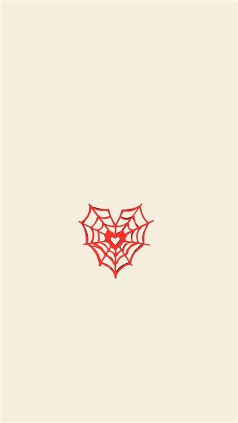 Spider Heart In Phone Wallpaper Patterns Hippie Wallpaper