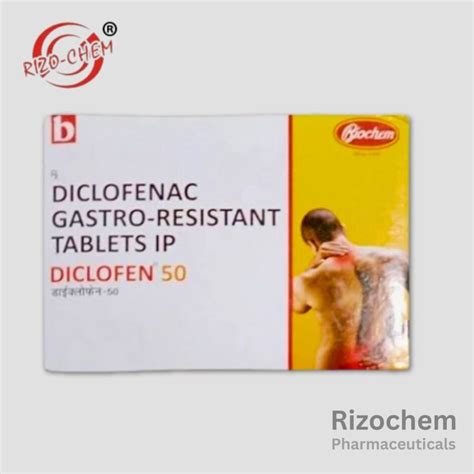 Diclofenac Sodium 50mg Diclofen Rizochem Pharmaceuticals