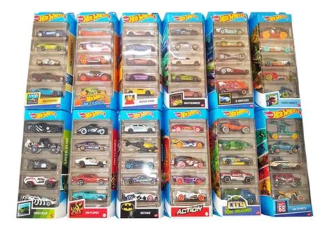 Carrinho Hot Wheels Set 5 Miniaturas Selecione 1 Pack