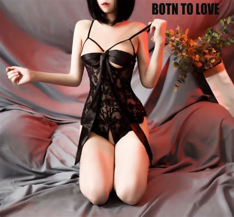 Discreet Packagingsexy Women Lace Lingerie Set Sleep Dress Mesh Nightgown Ml Free Lubrican