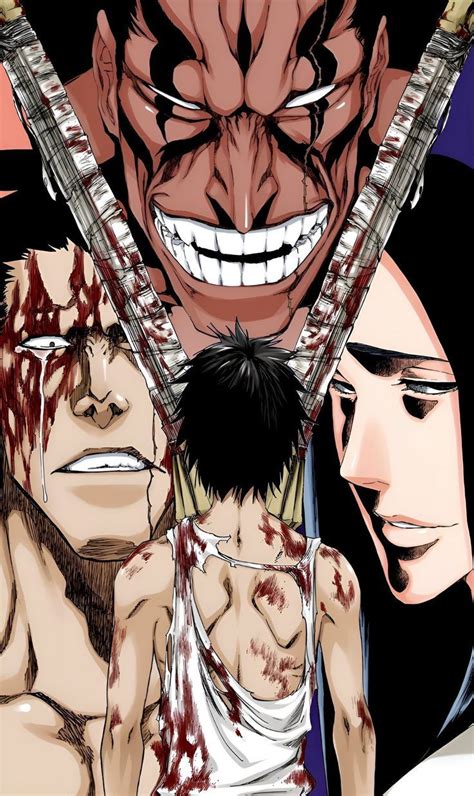 Kenpachi Bleach Manga Art Colored Manga Art In Bleach Manga