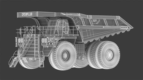 Caterpillar 797 3d Model Cgtrader