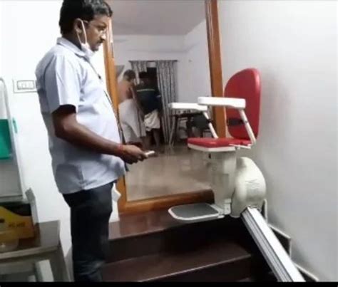 Indoor Stair Lift Without Machine Room Maximum Speed 2 M Min At