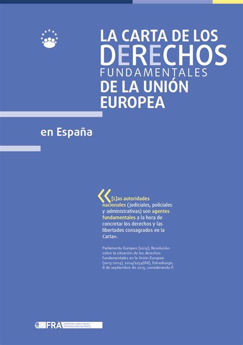 La Carta De Los Derechos Fundamentales De La Uni N Europea En Espa A