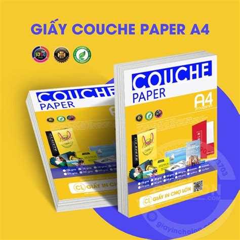 Giấy in Couche A4 230g