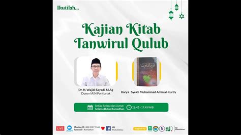 Ngaji Kitab Tanwirul Qulub Bab Tasawuf Seri 3 YouTube