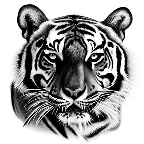 Desenho De Tigre Fácil - 8