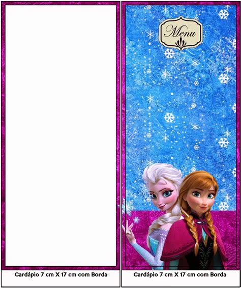 Frozen In Blue And Purple Free Party Printables Images And