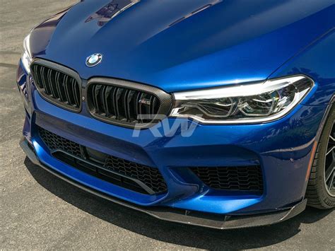 BMW F90 M5 Man Style Carbon Fiber Front Lip Spoiler 2018 2020