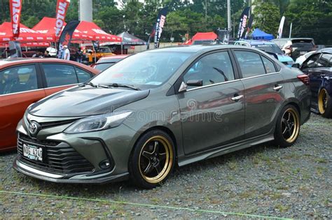 Toyota Vios At Bumper To Bumper Car Show In Quezon City Editorial Photo
