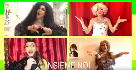 Vamos A Bailar Tutti In Quarantena La Parodia Drag Video Gay It
