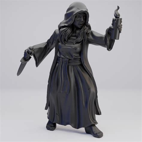 Hot Goblin 改宗したカルト教徒 ミニチュア ホットゴブリン 蝋燭と短剣