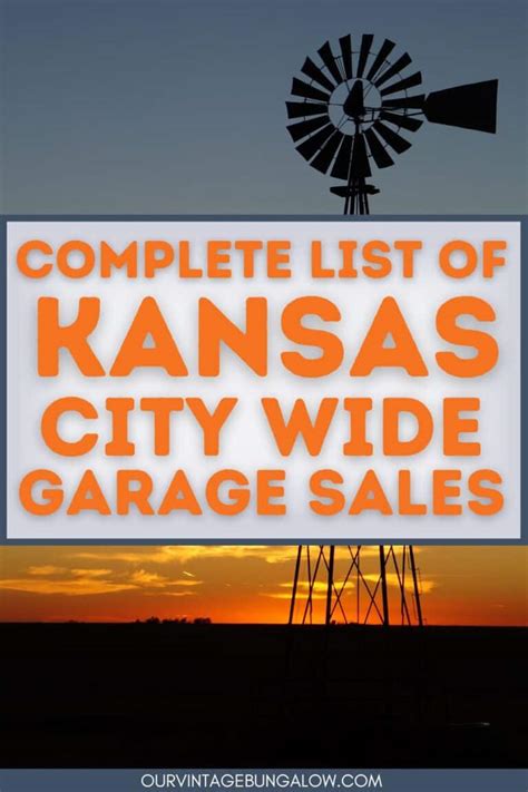 Kansas City Wide Garage Sales 2025 - Evanne Constancy