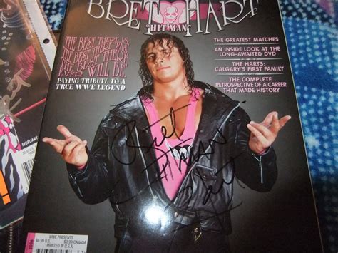 Bret Hart My Wrestling Autograph Collection