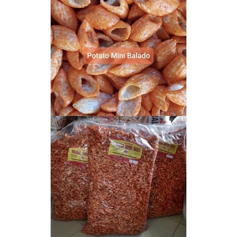 Jual Snack Kiloan Murah Potato Mini Balado Gram Shopee Indonesia