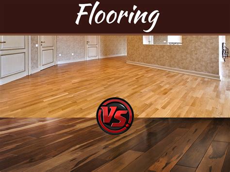 Laminate Flooring Versus Hardwood LAMINATE FLOORING