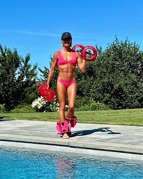 Gymnast Nastia Liukin’s Trainer Kira Stokes Rocks A Pink Bikini In The Pool