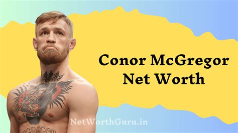 Conor McGregor Net Worth : A Look at the Life of a UFC Icon - Net Worth
