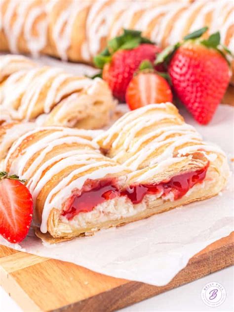 Easy Strawberry Cream Cheese Danish Belly Full