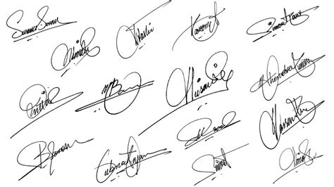 Signature For Alphabets A To Z Best Signature Ideas Signature Style Of