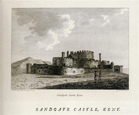 Sandgate Castle, Kent k4 Drawing by Historic Illustrations - Fine Art ...