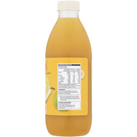 Woolworths Tropical Smoothie 1l Woolworths