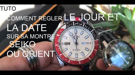 Tuto R Gler Le Jour Et La Date Sur Une Montre Seiko Et Orient