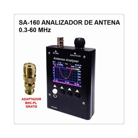 SURECOM SA-160 ANALIZADOR DIGITAL DE ANTENA 0.5-60MHZ COLOR