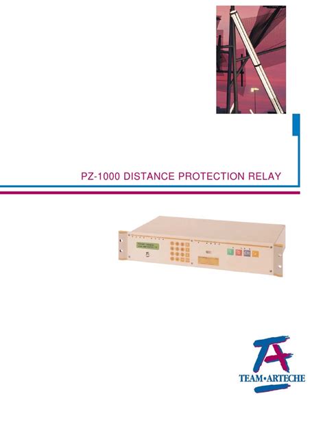 PZ1000 Eng | PDF | Relay | Electric Power Transmission