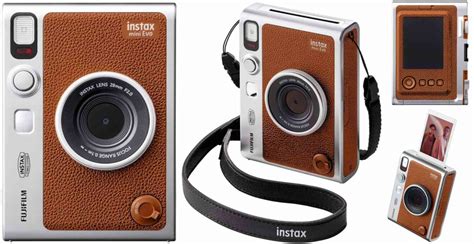 fujifilm instax mini evo brown pre orders  amazon fuji rumors