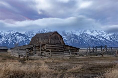 Parque Nacional Moulton Barn Grand Teton Imagem De Stock Imagem De