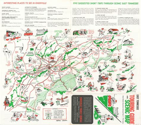 East Tennessee Touring Guide and Scenic Map | Curtis Wright Maps