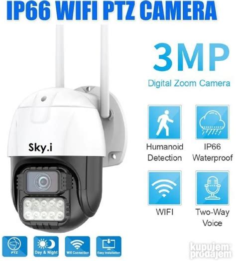 PTZ Kamera ip kamera wifi kamera PTZ kamera FULL HD Icsee - KupujemProdajem