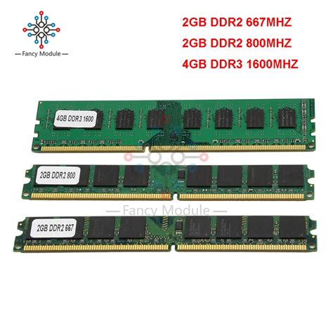 2gb-ddr2-667-800mhz-4gb-ddr3-1600mhzdimm-PC2-6400-240-pinos-mem-ria-ram ...