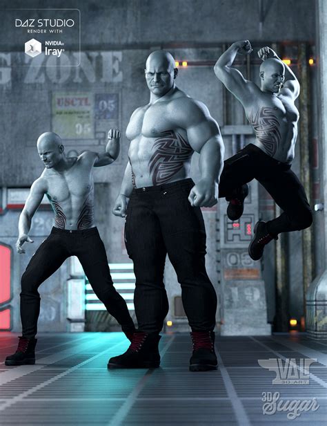 Demolisher Pose Set For Genesis 8 Males Daz 3d