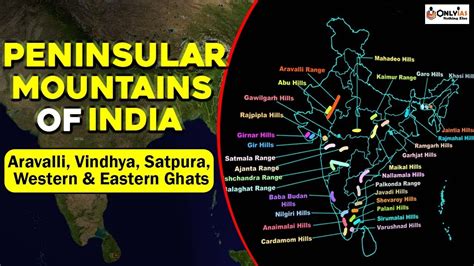 Peninsular Mountains Of India Mapping Indian Geography Upsc