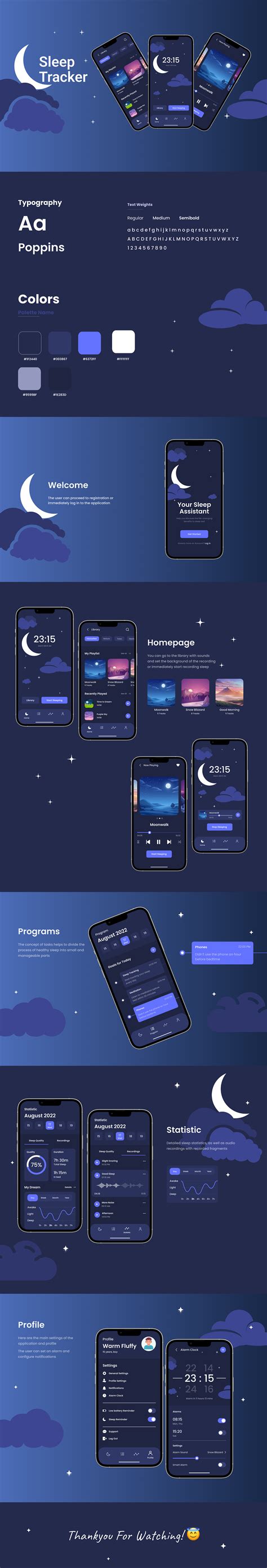 Sleep Tracker Application | Behance