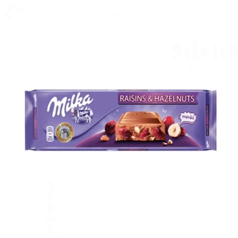 Шоколад Milka Raisins & Hazelnut 300 грамм | отзывы