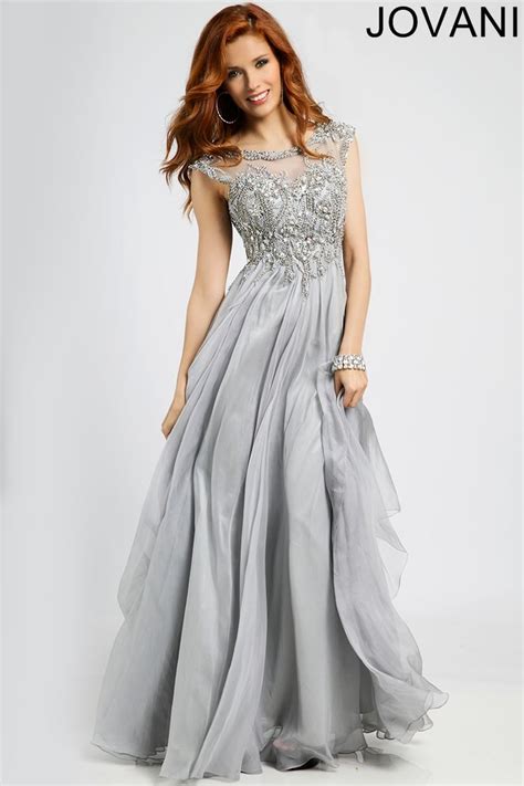 Silver Empire Waist Dress 93548 Prom Dresses Gorgeous Prom Dresses Chiffon Prom Dress