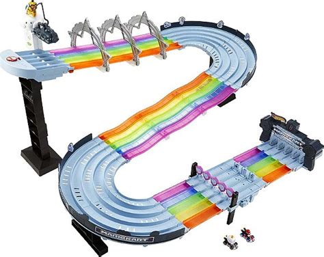 Pista De Brinquedo Hot Wheels Mario Kart Rainbow Road Ciclone Magazine Tudo Para Voc