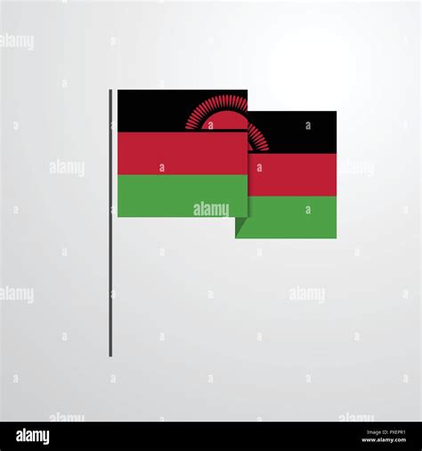 Malawi waving Flag design vector Stock Vector Image & Art - Alamy