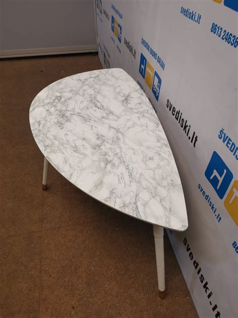 Ikea CARB P2 Baltas Staliukas Pailgos Formos, Švedija
