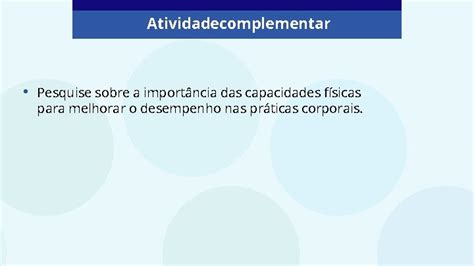 Capacidades Fsicas Predominantement Mobilizadas Na Prtica Dos Esportes