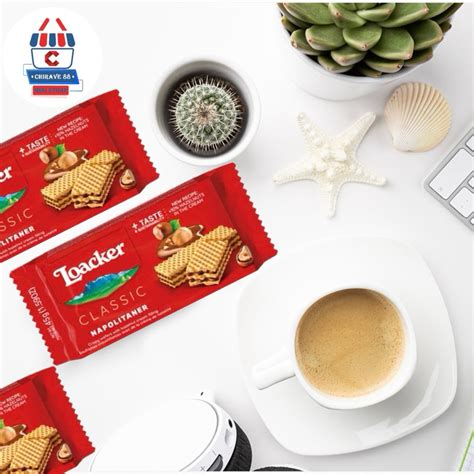 Jual Loacker Classic Napolitaner Crispy Wafers With Hazelnut Cream